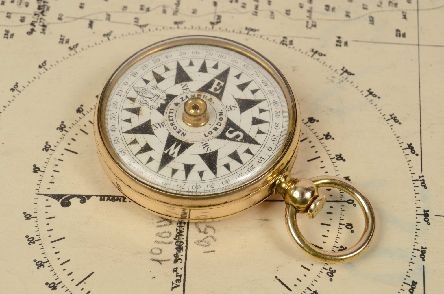 Antique compasses/7240-Pocket Compass