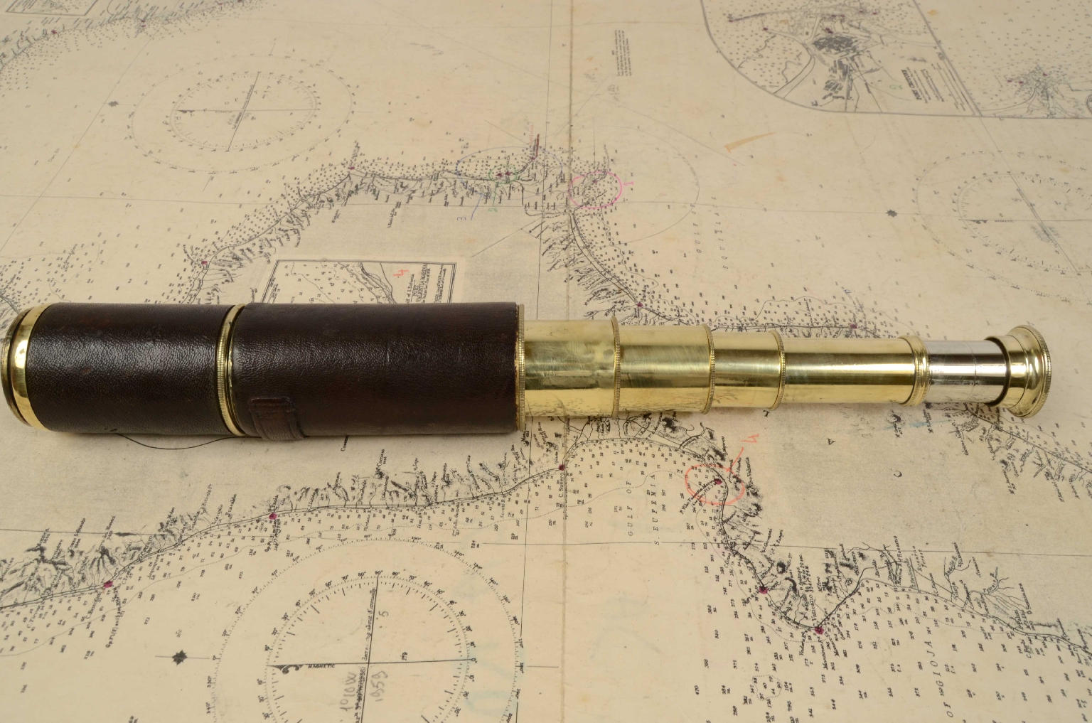 Antiquariato nautico/7250-Cannocchiale Antico