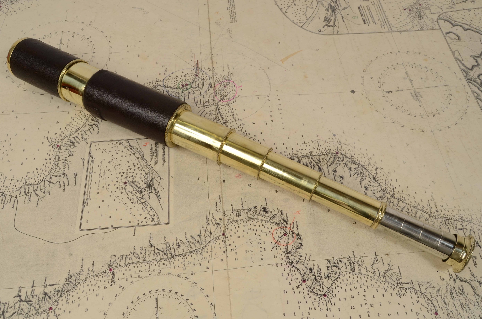 Antiquariato nautico/7250-Cannocchiale Antico