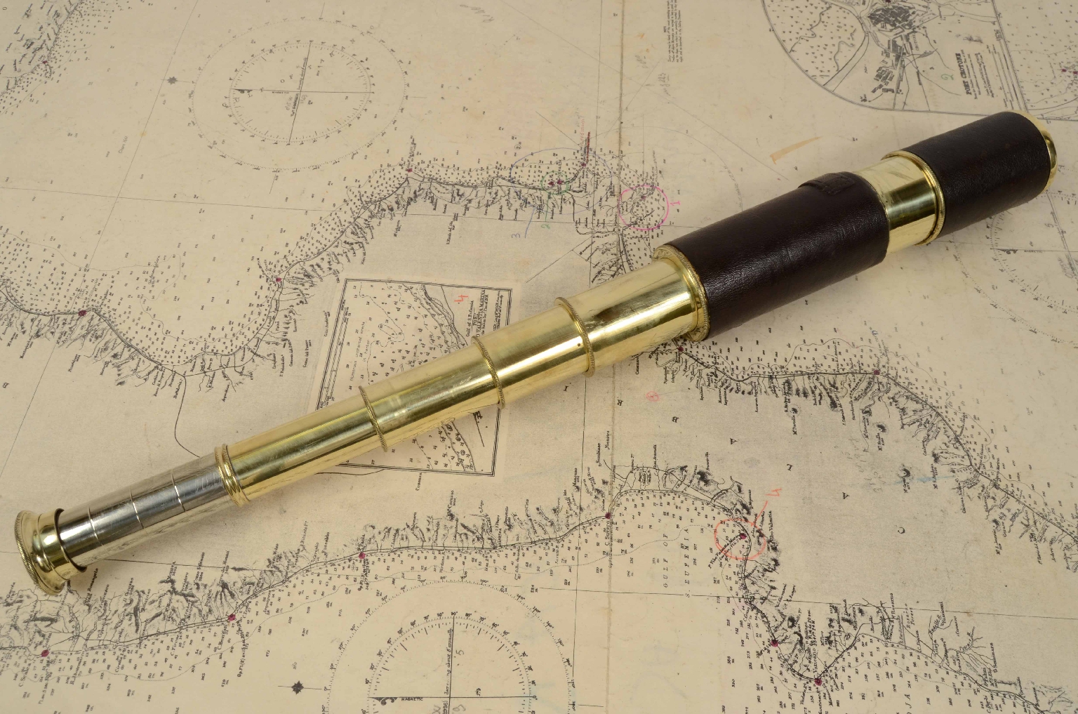 Antiquariato nautico/7250-Cannocchiale Antico