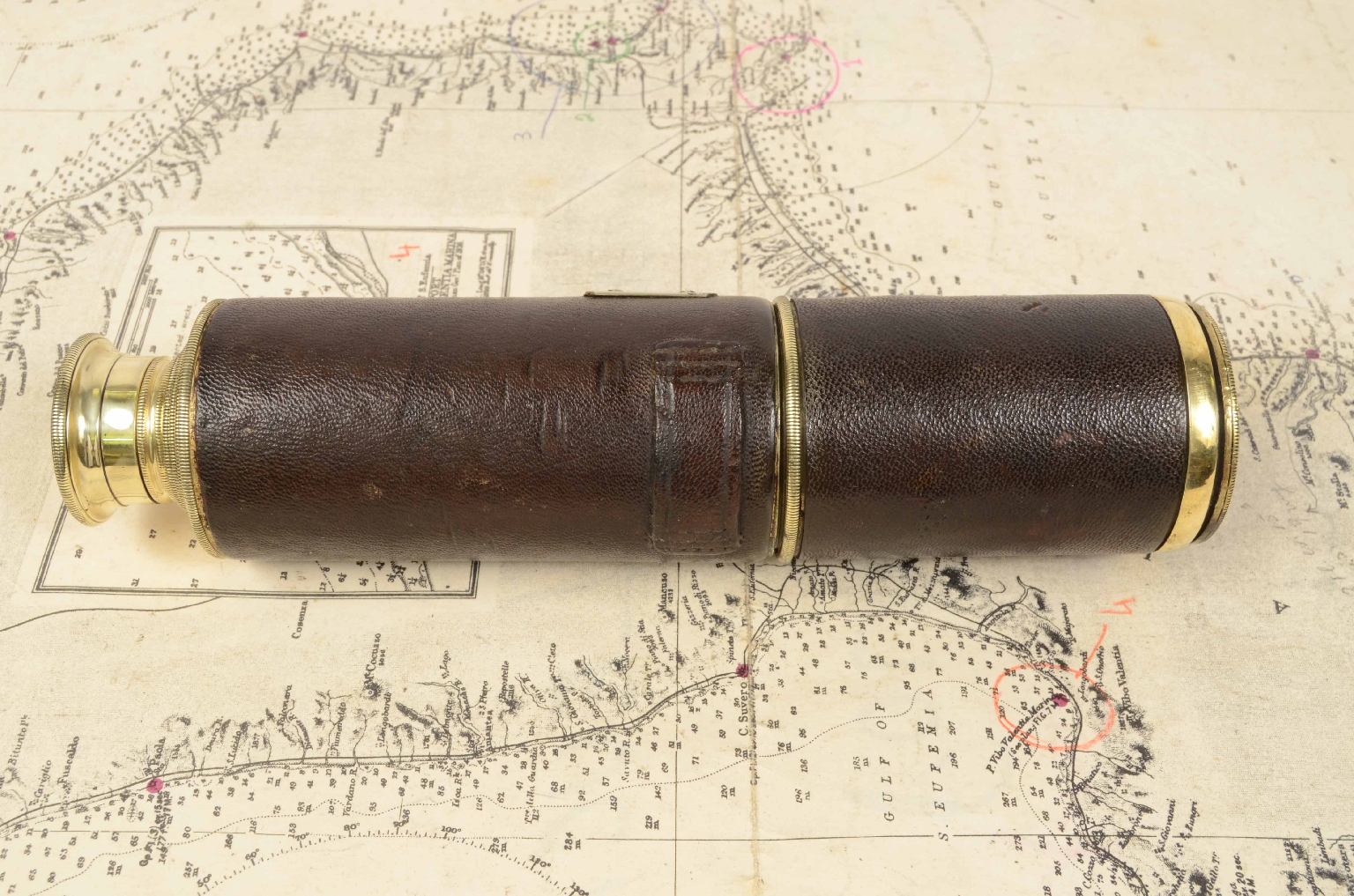Antiquariato nautico/7250-Cannocchiale Antico