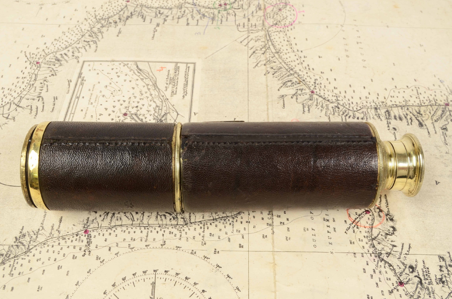 Antiquariato nautico/7250-Cannocchiale Antico