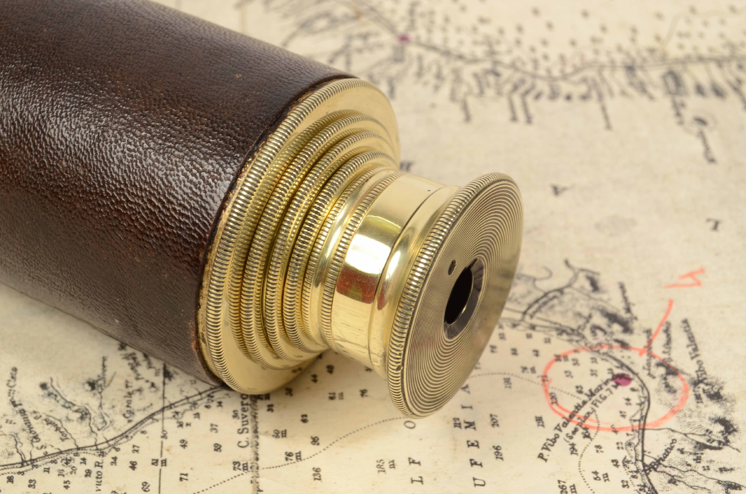 Antiquariato nautico/7250-Cannocchiale Antico