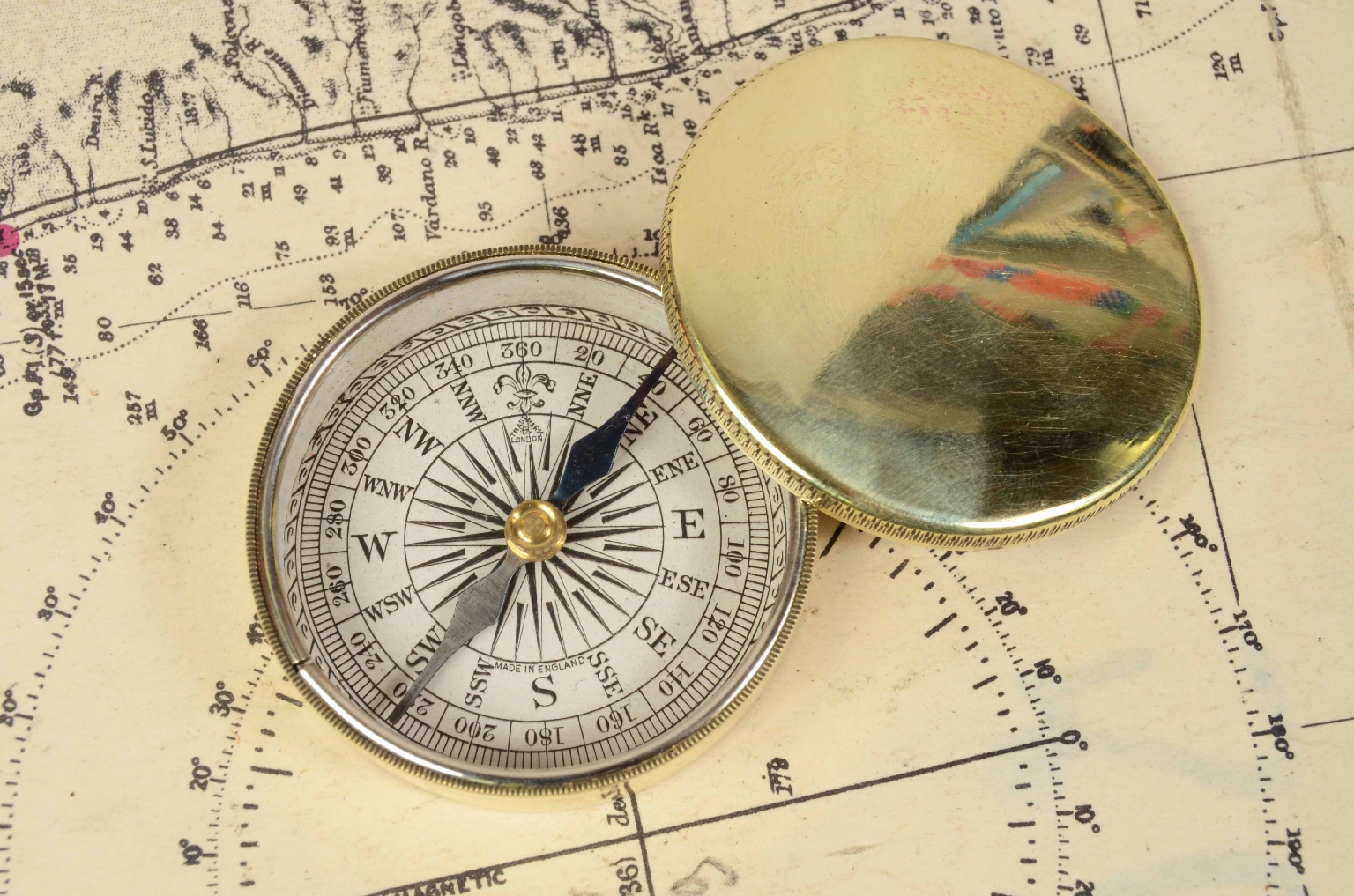 Antique compasses/7252-Pocket Compass