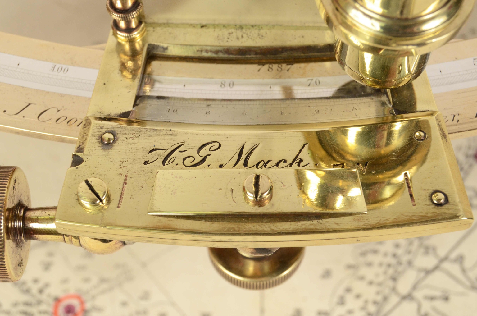 Antiquariato nautico/7353-Sestante Antico