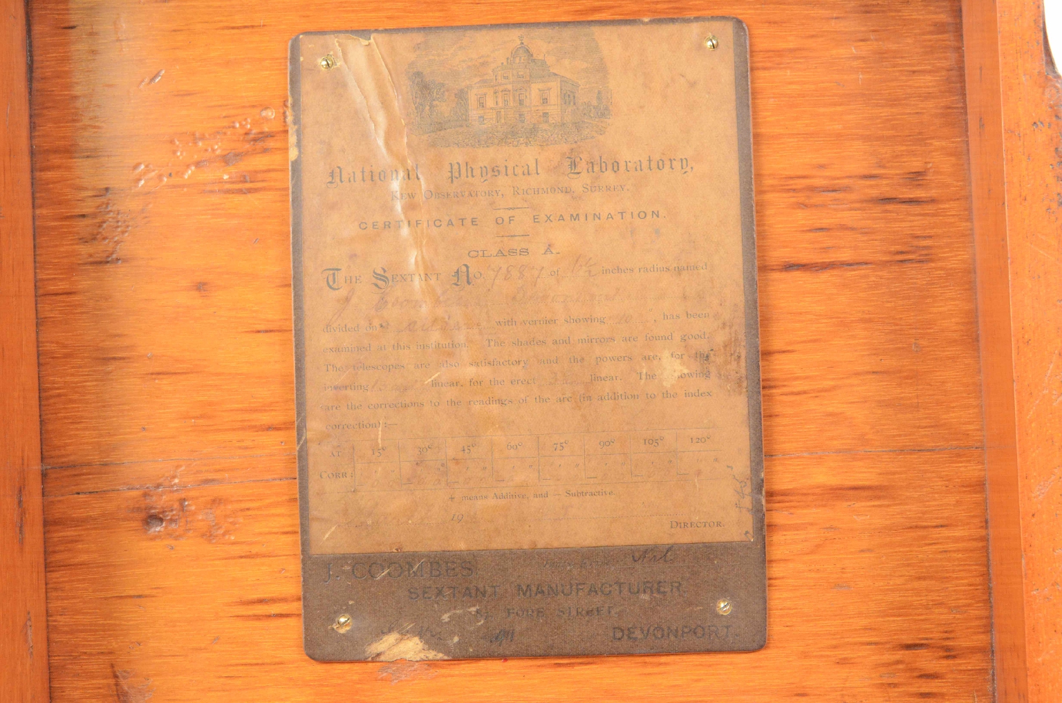 Antiquariato nautico/7353-Sestante Antico