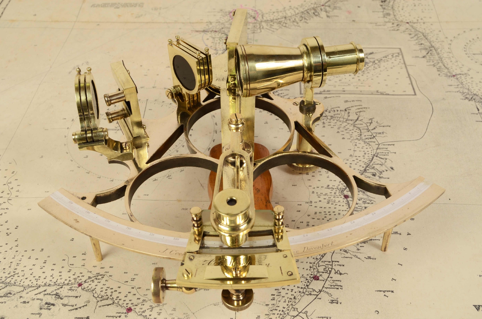 Antiquariato nautico/7353-Sestante Antico