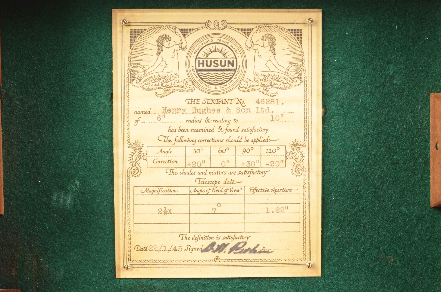 Antiquariato nautico/7357-Sestante Antico