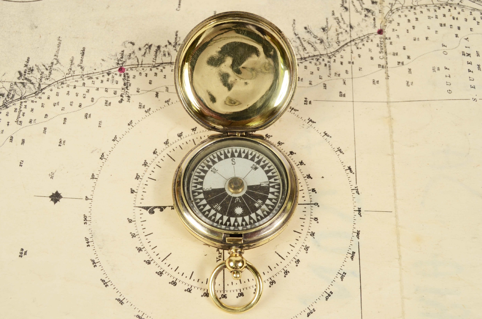 Antique compasses/7365-Pocket Compass