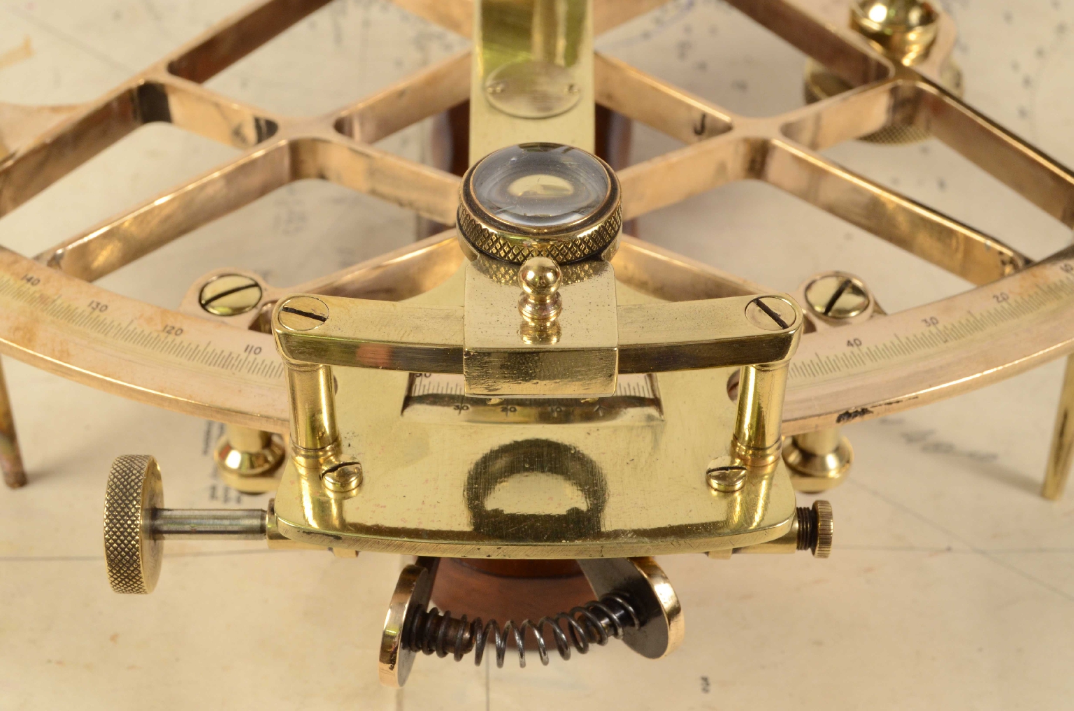 Antiquariato nautico/7370-Sestante Antico