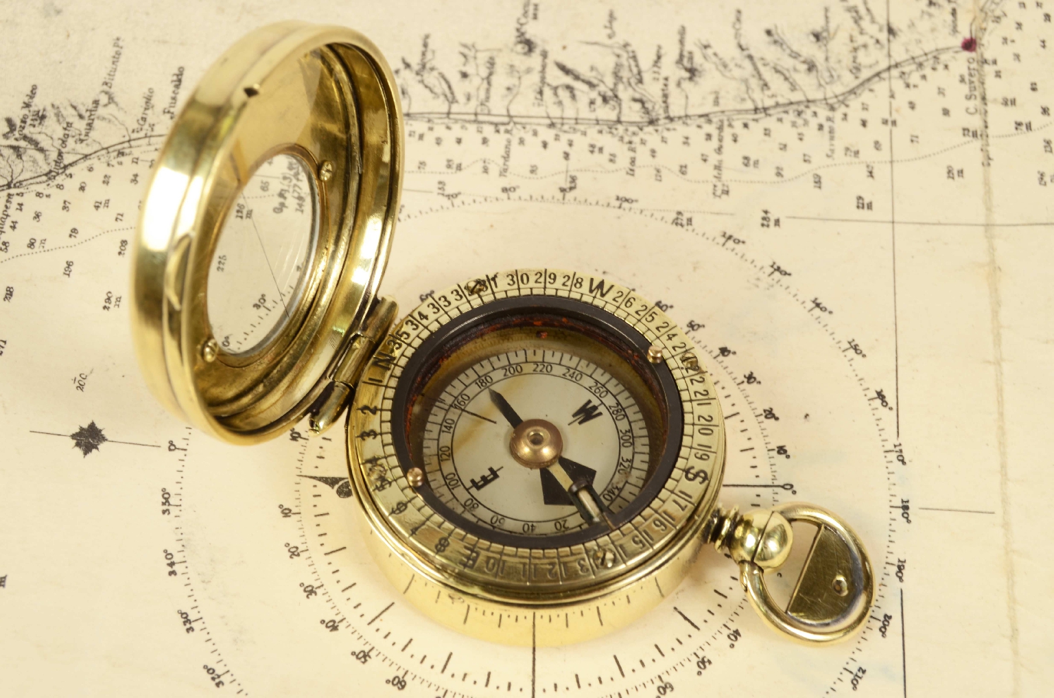 Antique compasses/7374-Pocket Compass