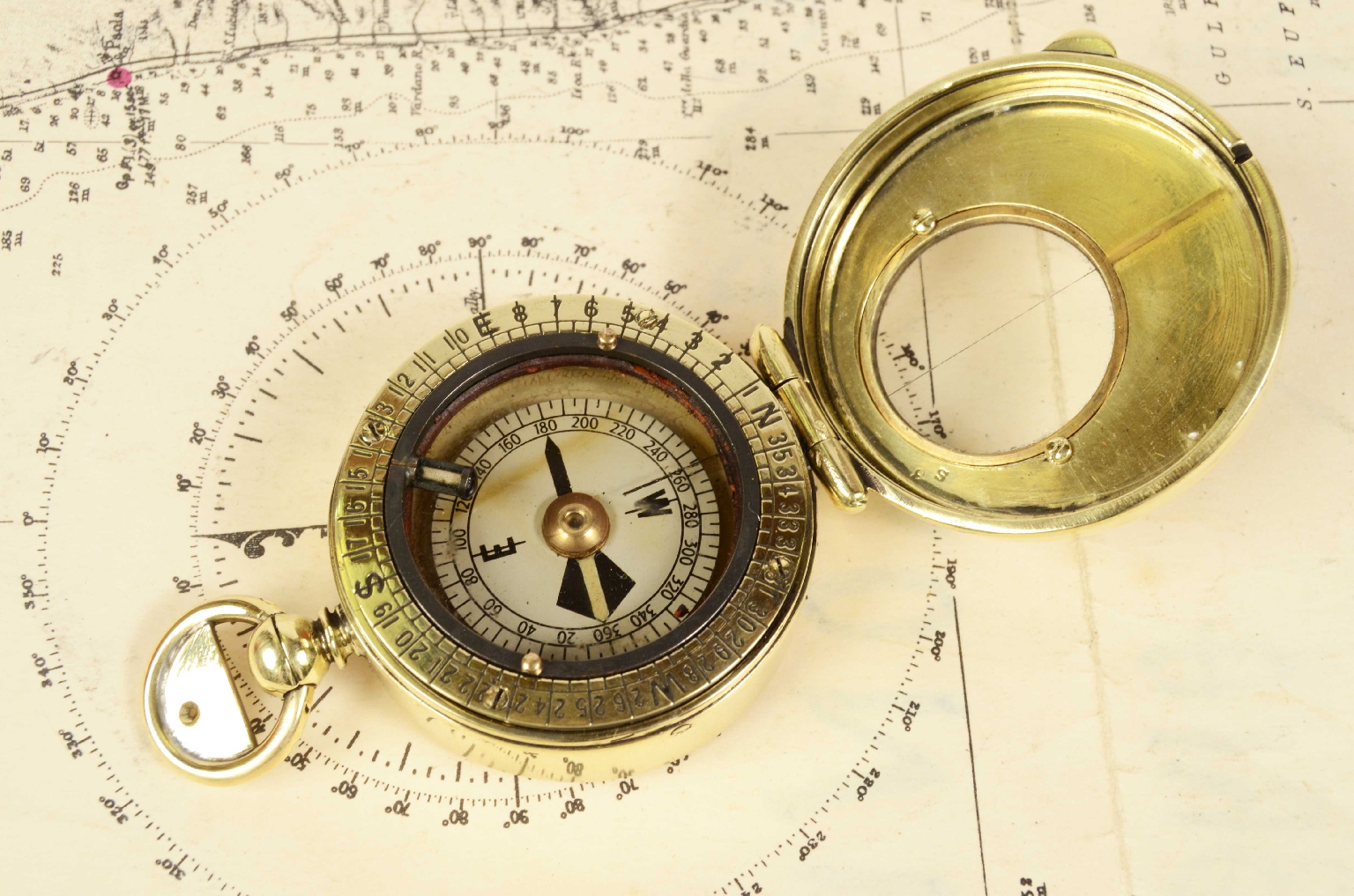 Antique compasses/7374-Pocket Compass