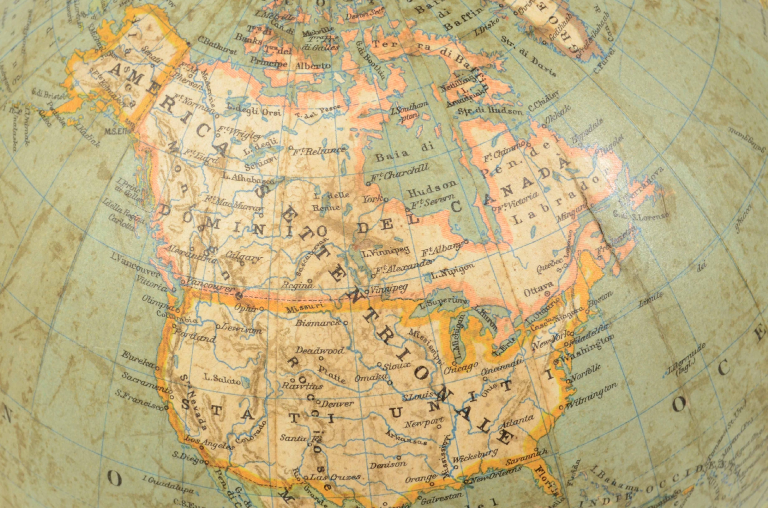 Antique globes-world maps/7422-Terrestrial Globe