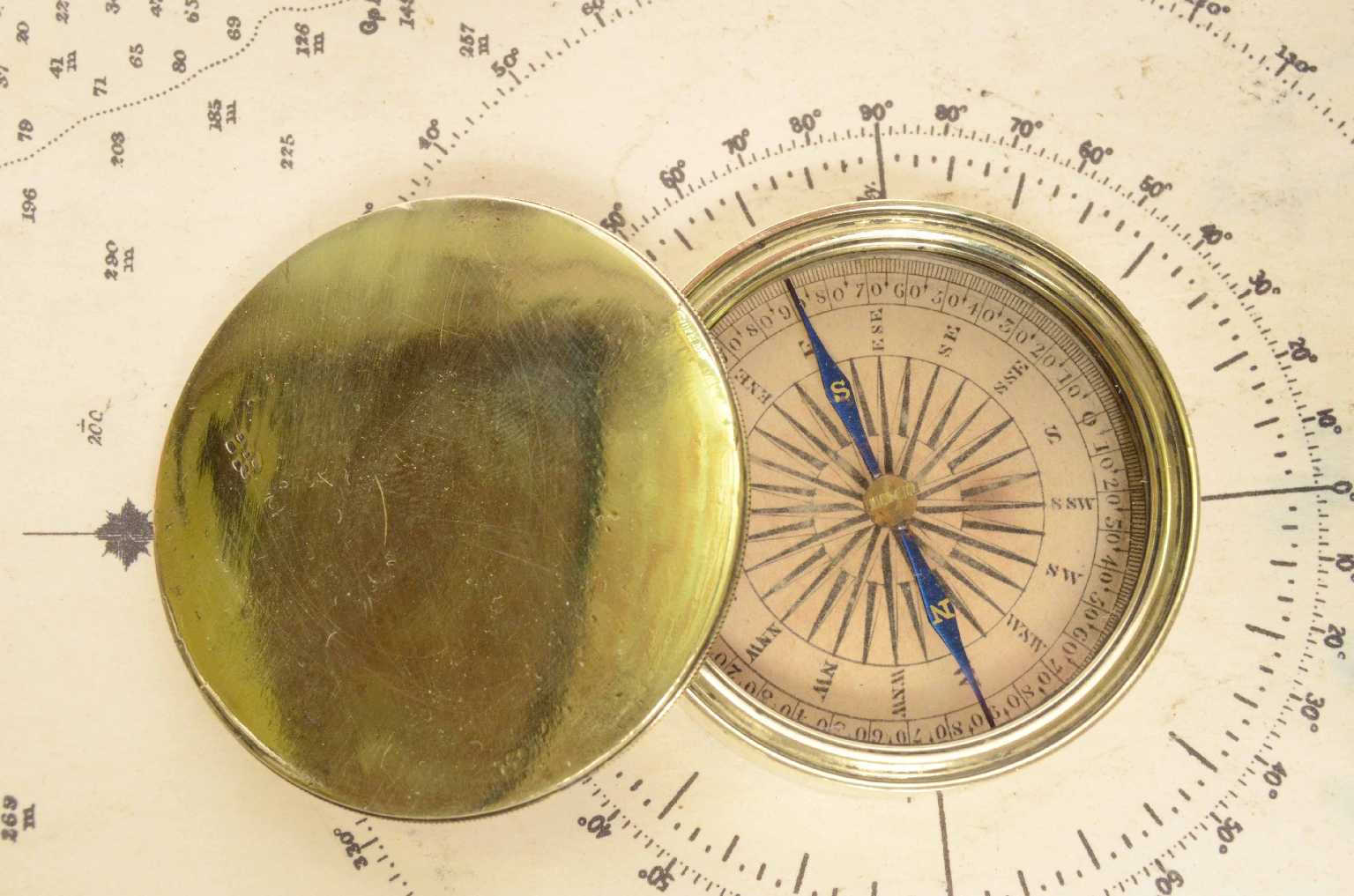 Antique compasses/7424-Victorian Travel Compass