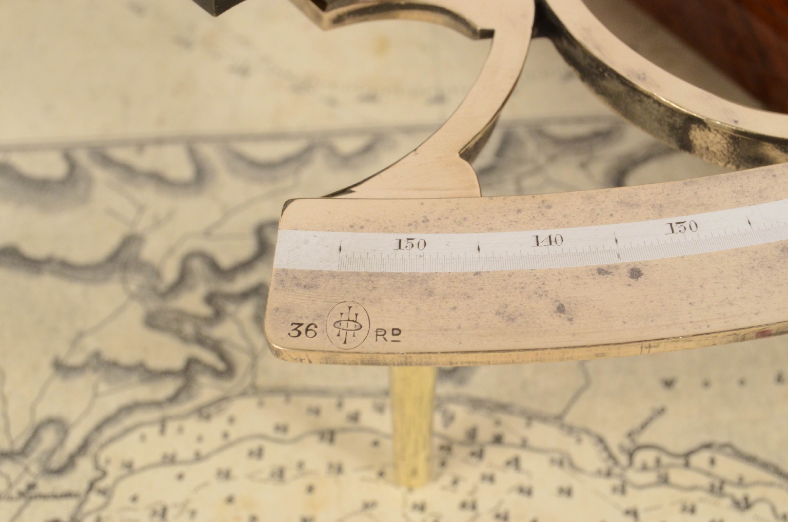 Nautical antiques/7433-Antique Sextant