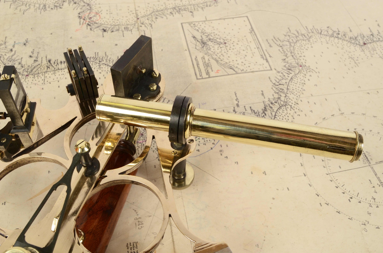 Nautical antiques/7433-Antique Sextant