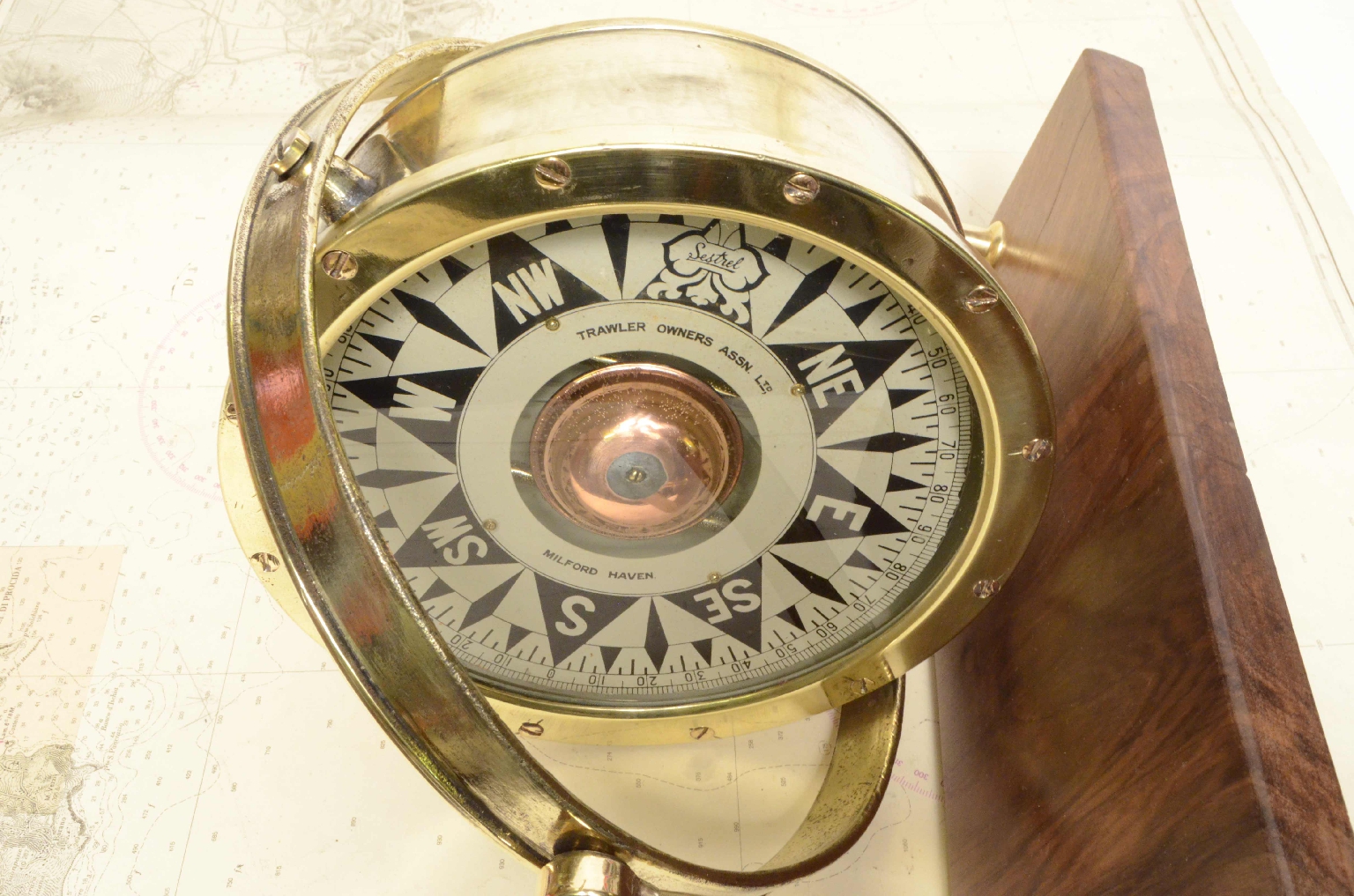 Antique compasses/7451-Large Nautical Compass