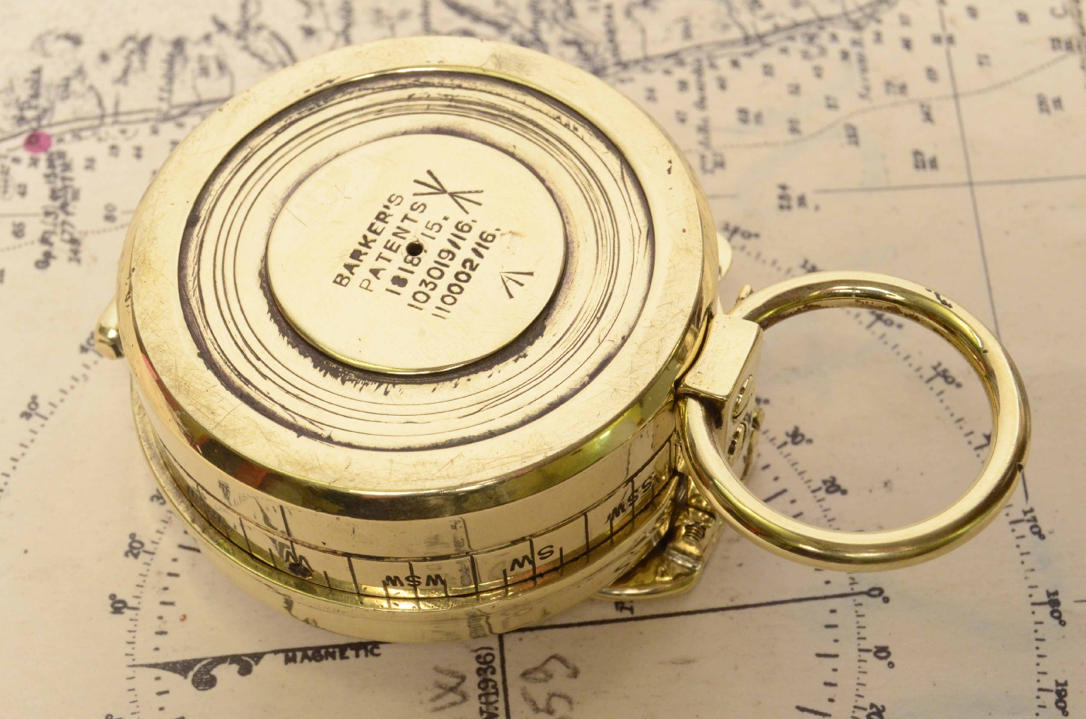 Antique compasses/7456-Pocket Nautical Compass