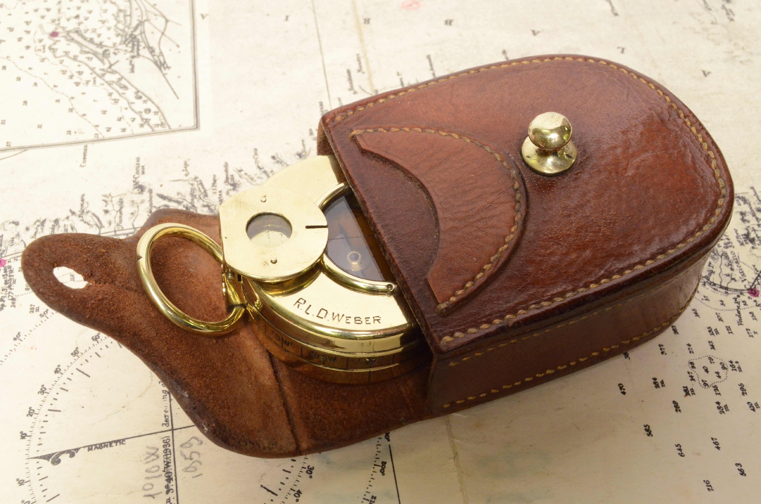 Antique compasses/7456-Pocket Nautical Compass