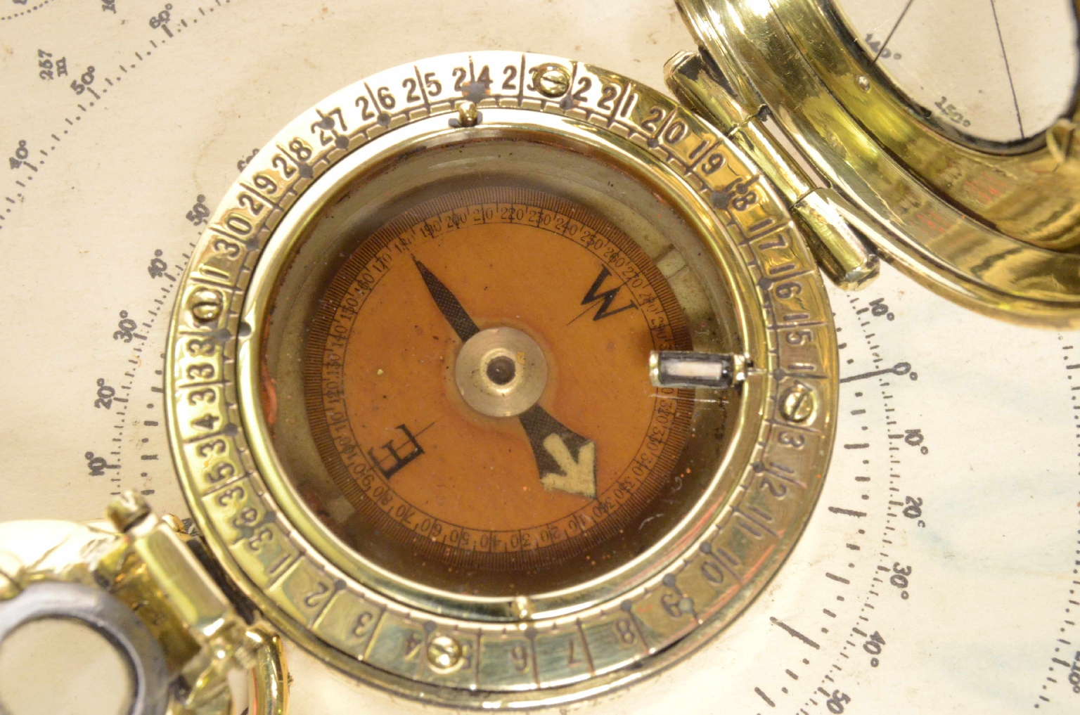 Antique compasses/7456-Pocket Nautical Compass