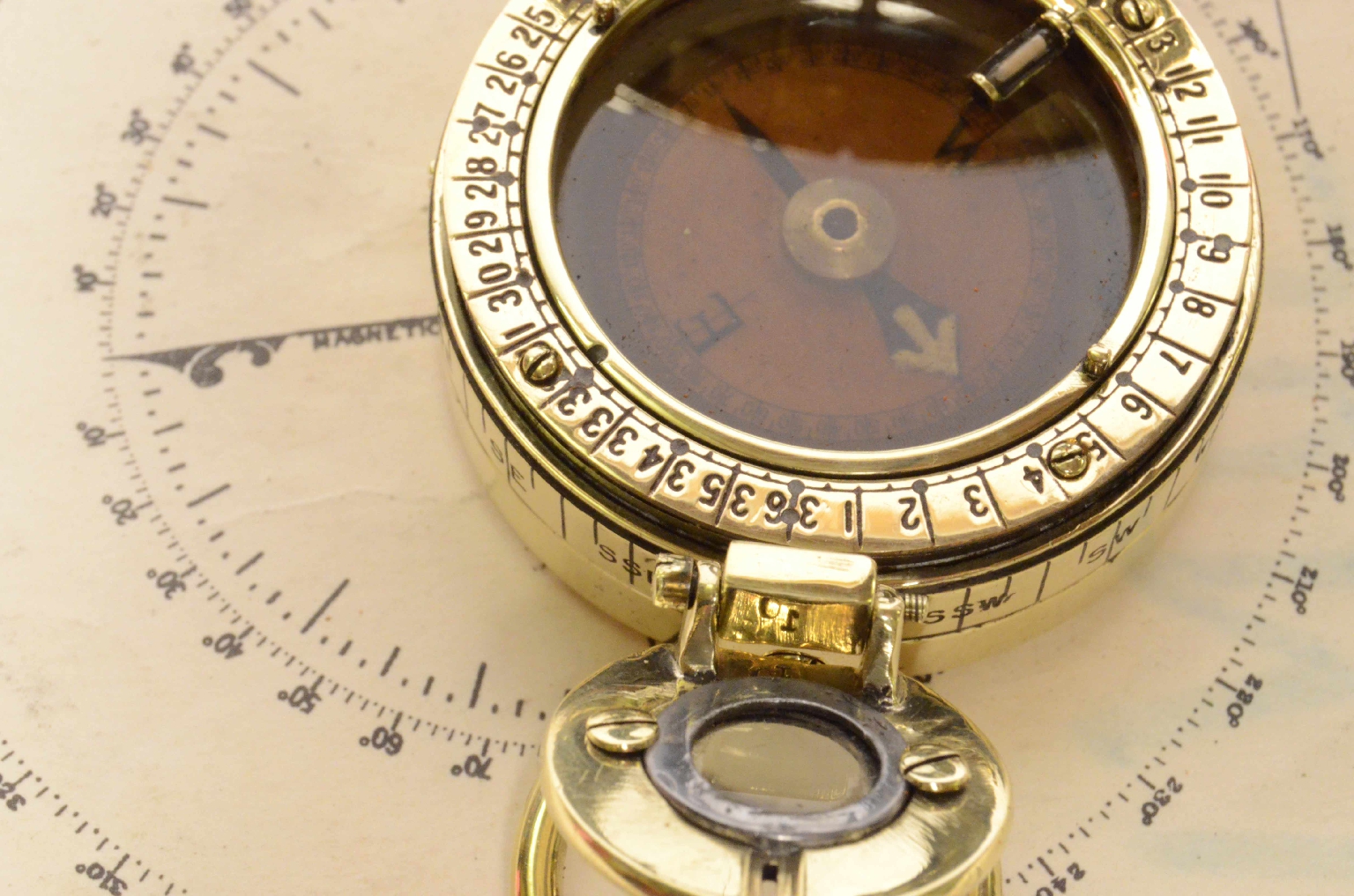 Antique compasses/7456-Pocket Nautical Compass