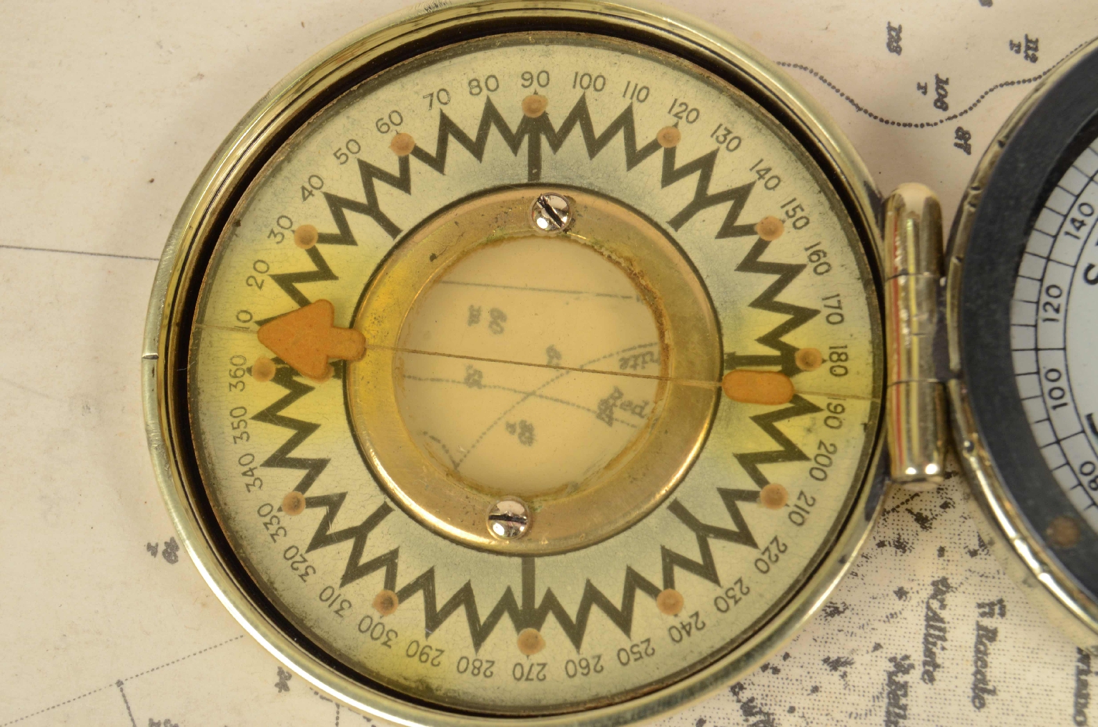 Antique compasses/7497-Survey Compass