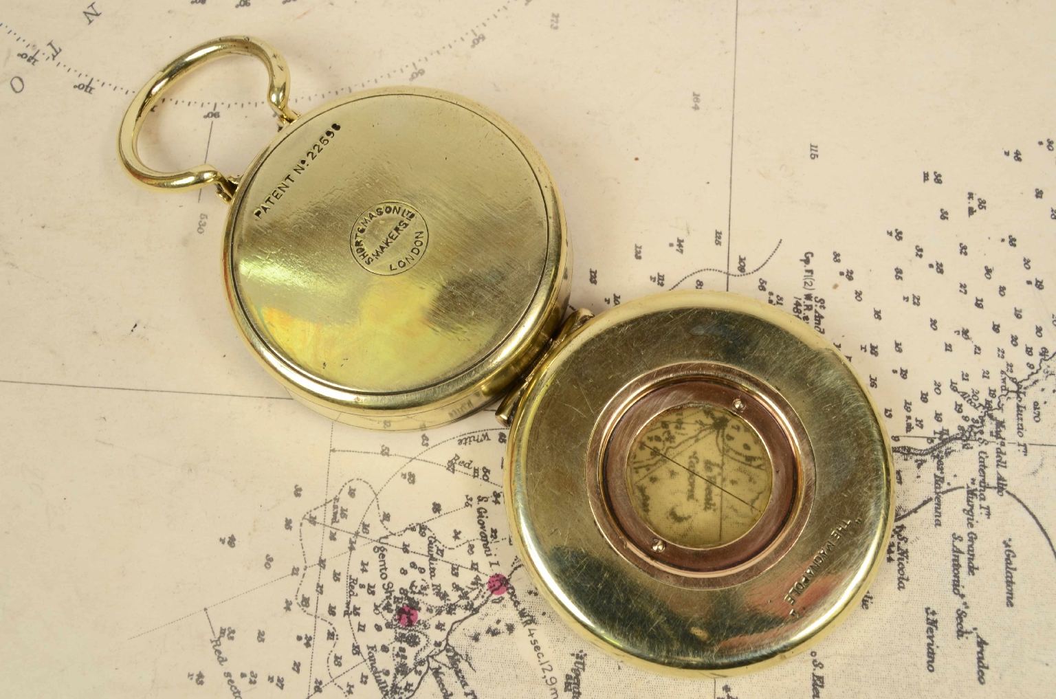Antique compasses/7497-Survey Compass