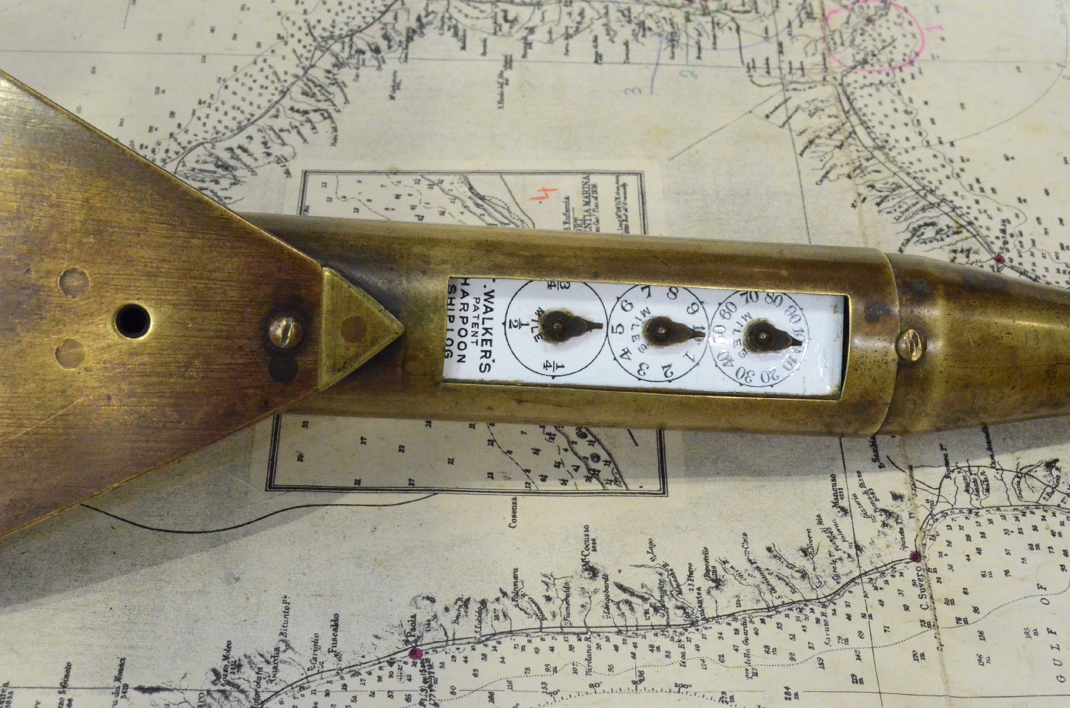 Antiquariato nautico/7529-Contamiglia Solcometro