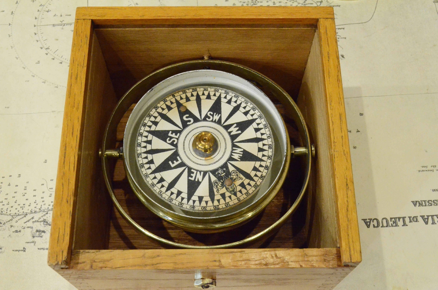 Bussole antiche/7607-Bussola Nautica