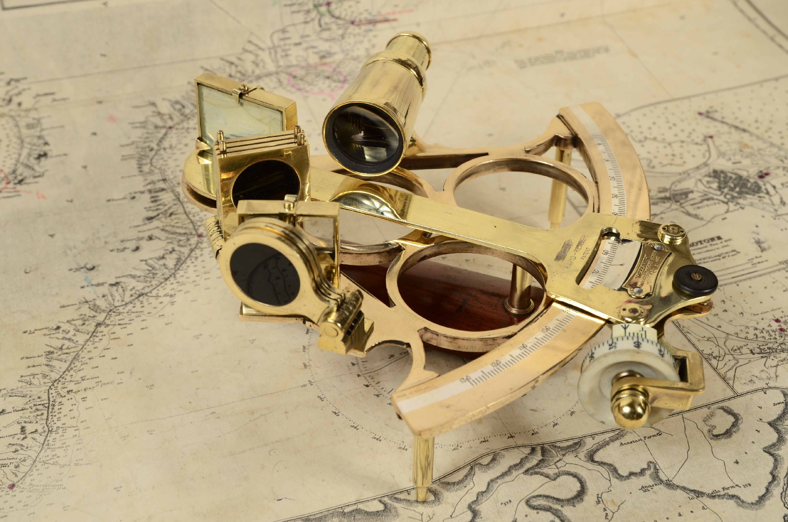 Nautical antiques/7620-Antique Sextant
