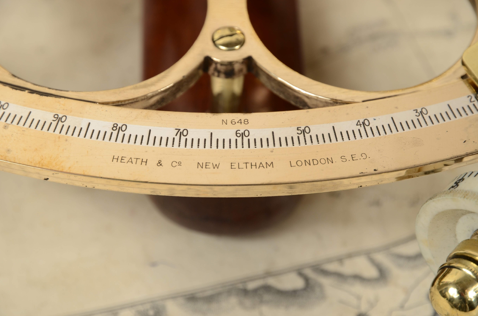 Nautical antiques/7620-Antique Sextant