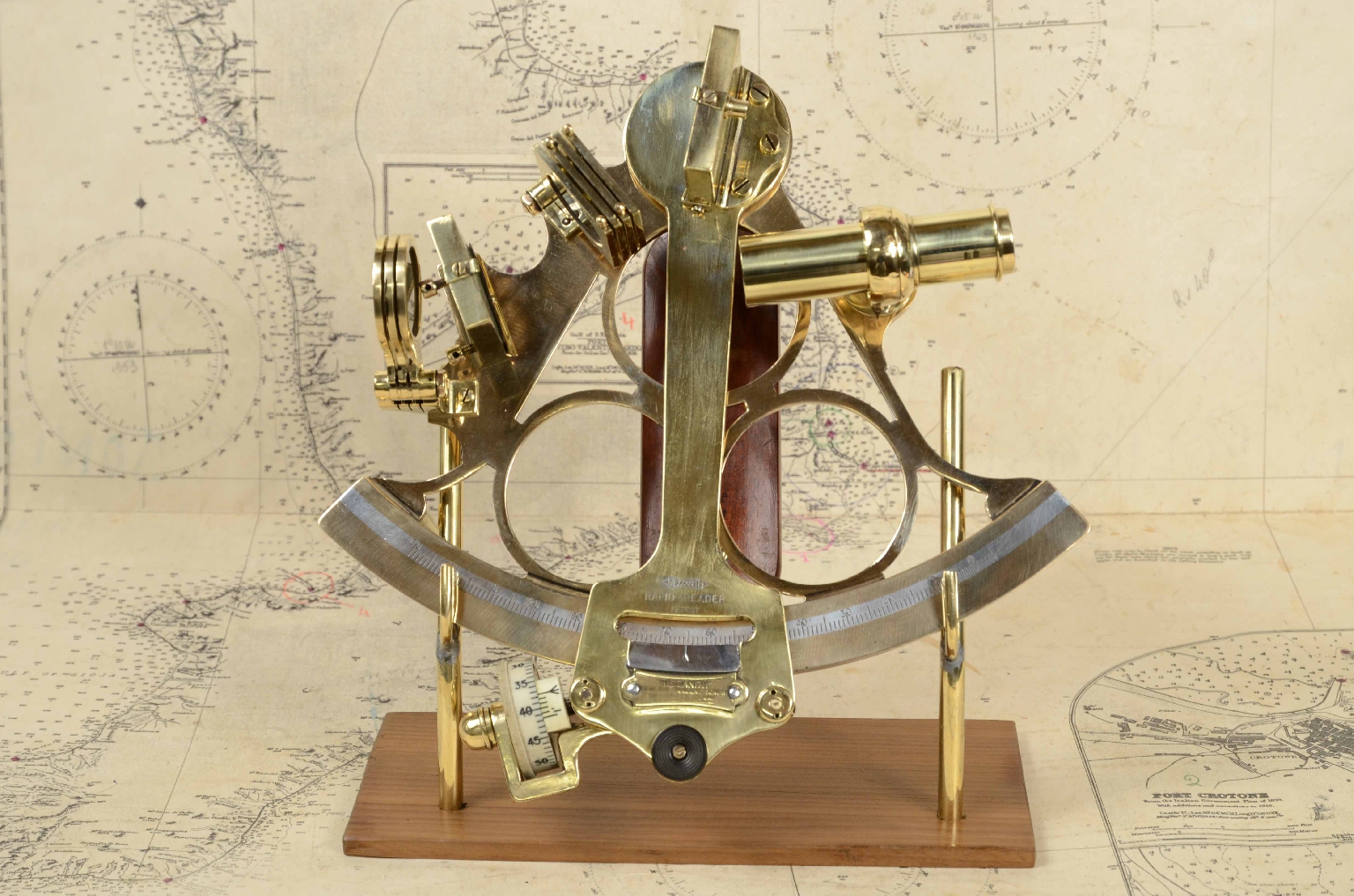 Nautical antiques/7620-Antique Sextant