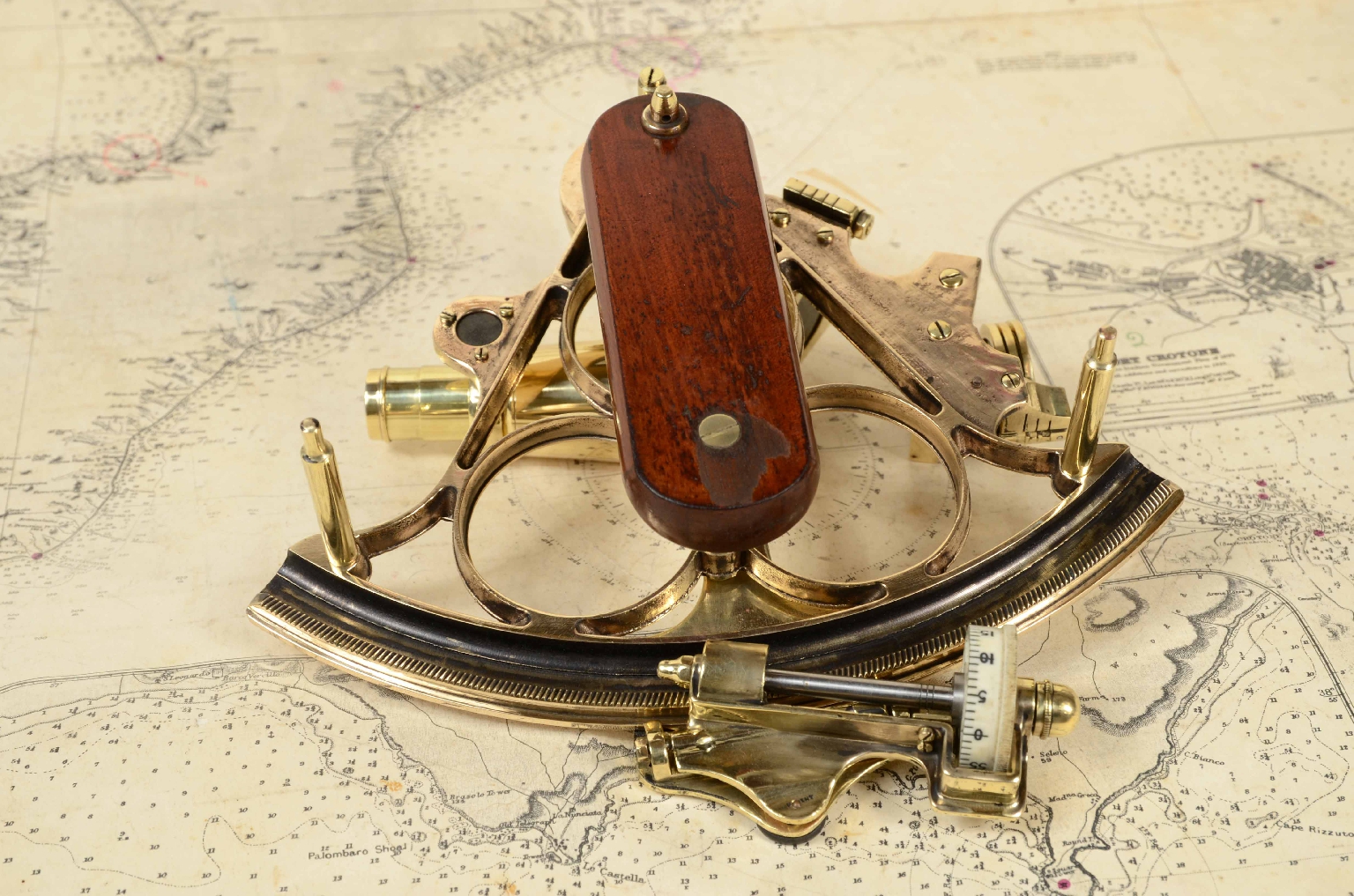 Nautical antiques/7620-Antique Sextant