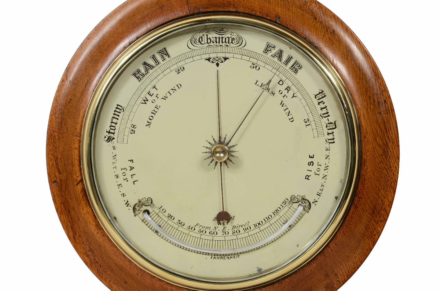 Antique barometers/7687-Aneroid Barometer