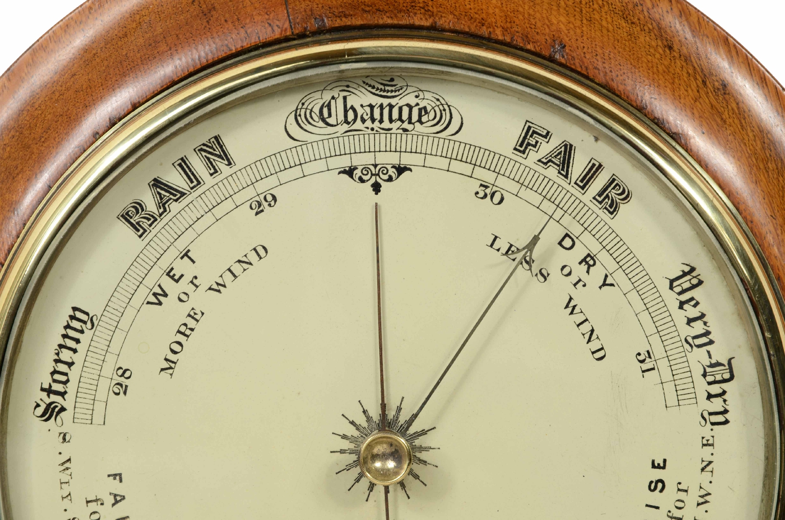 Antique barometers/7687-Aneroid Barometer