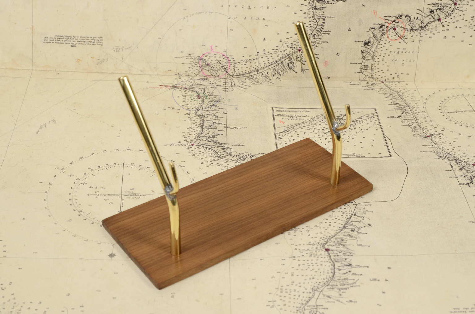 Nautical antiques/7699a-Antique Sextant