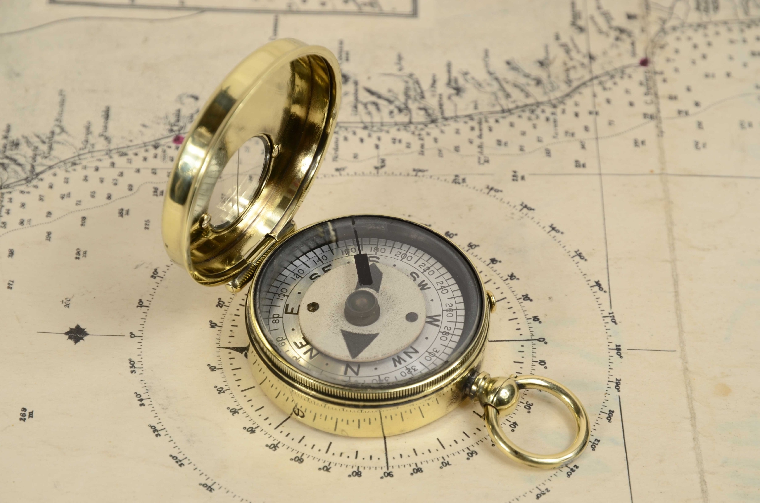 Antique compasses/7774-POcket Compass