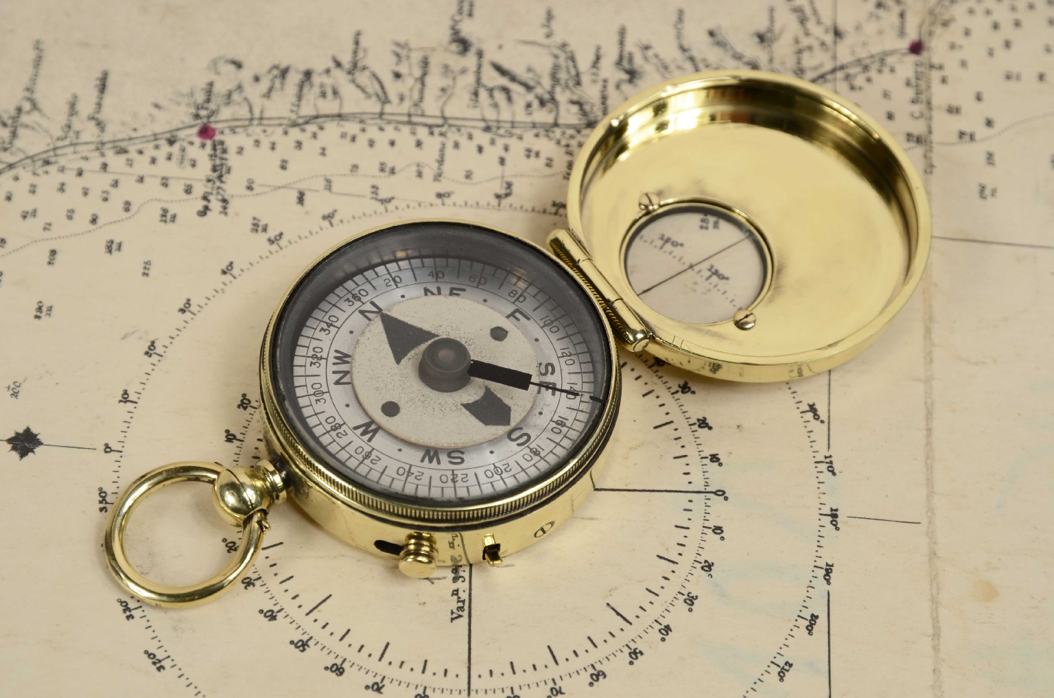 Antique compasses/7774-POcket Compass