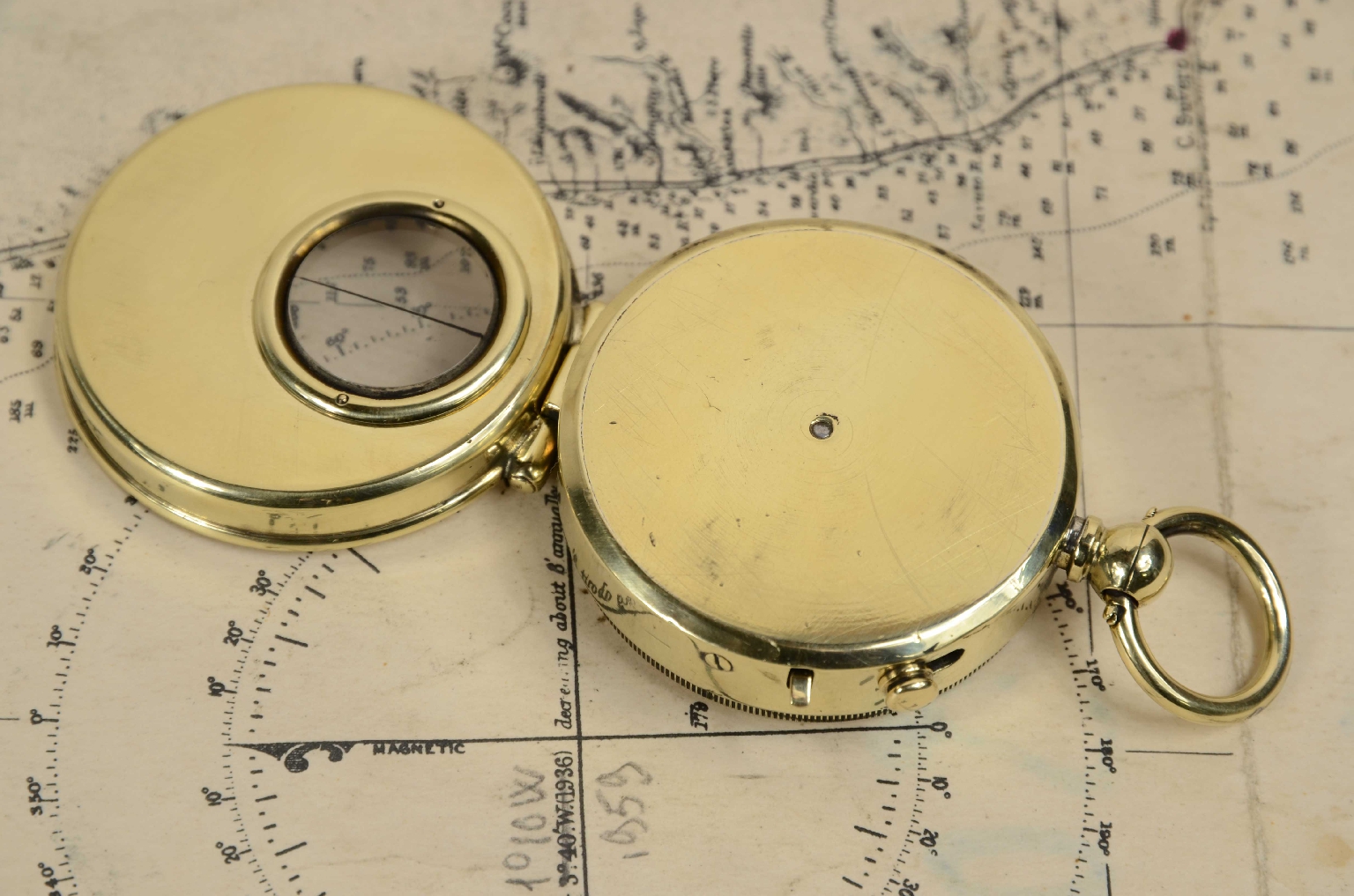 Antique compasses/7774-POcket Compass