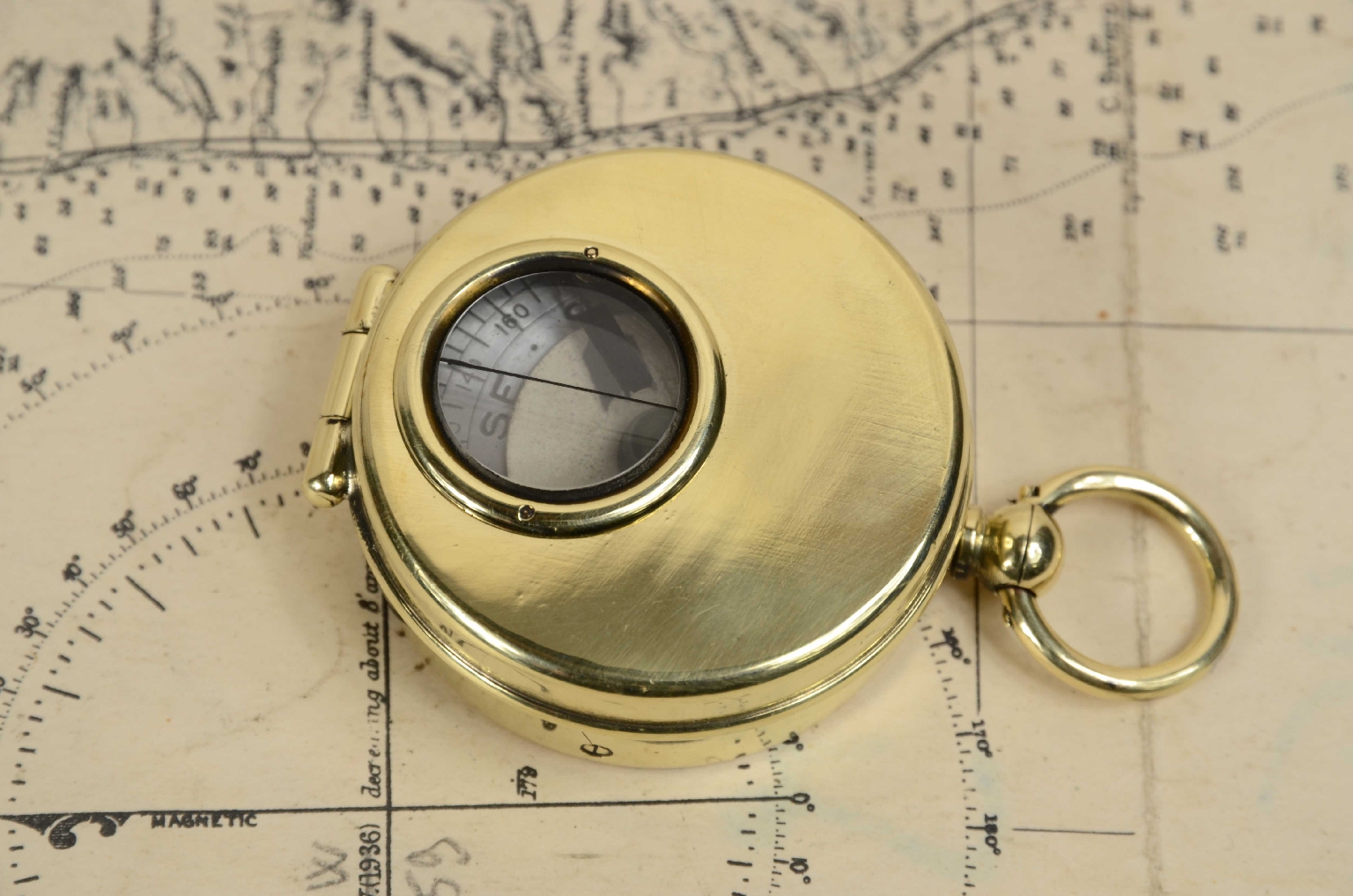 Antique compasses/7774-POcket Compass