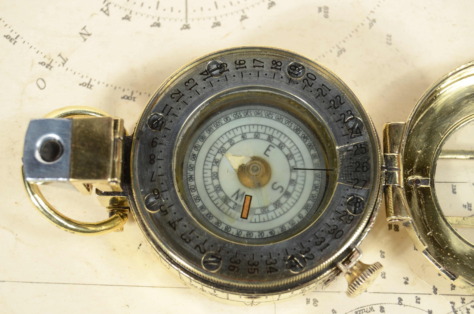 Antique compasses/7816-Pocket Compass