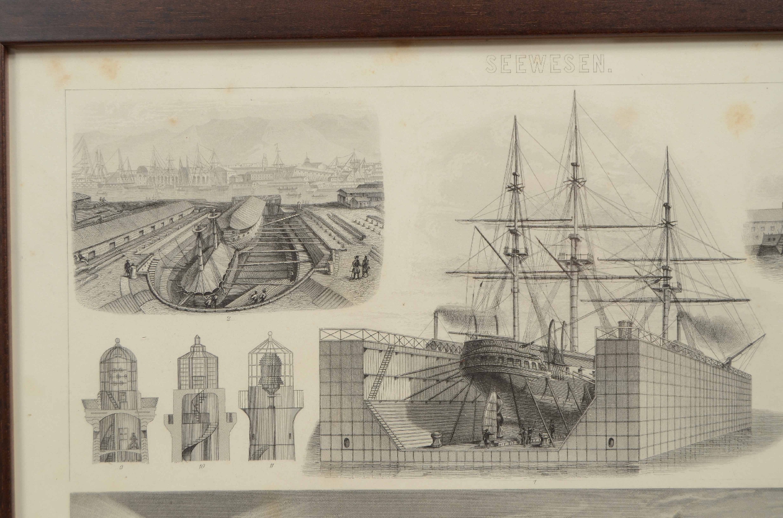 Antiquariato nautico/7823-Stampa Brockhaus