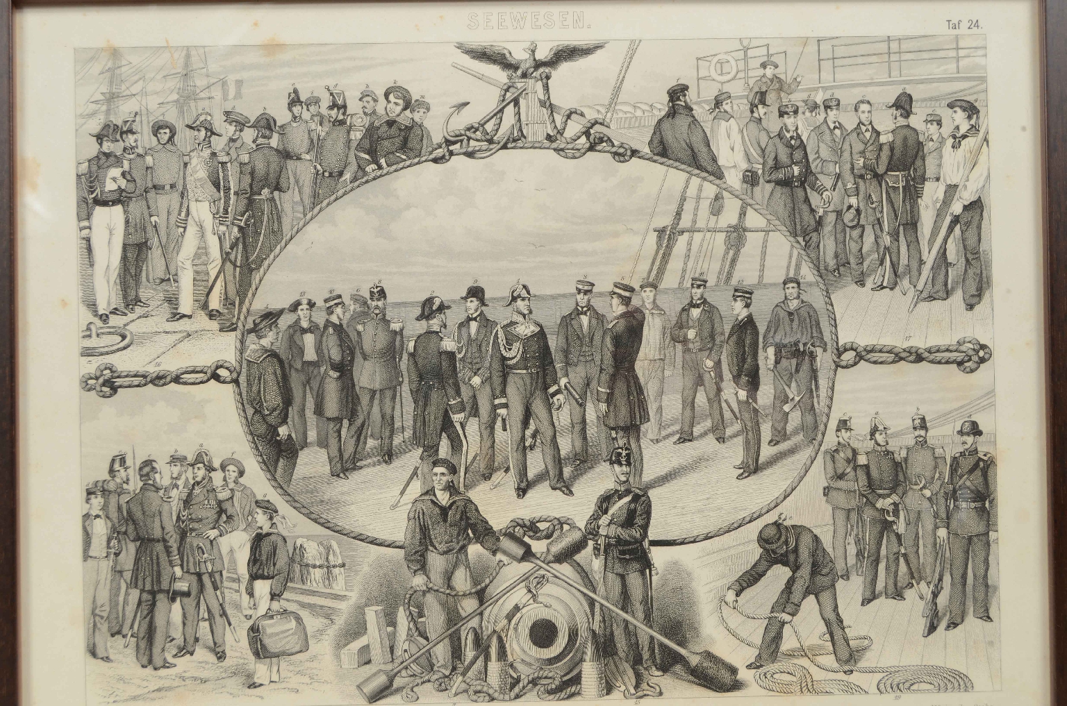 Antiquariato nautico/7824-Stampa Brockhaus