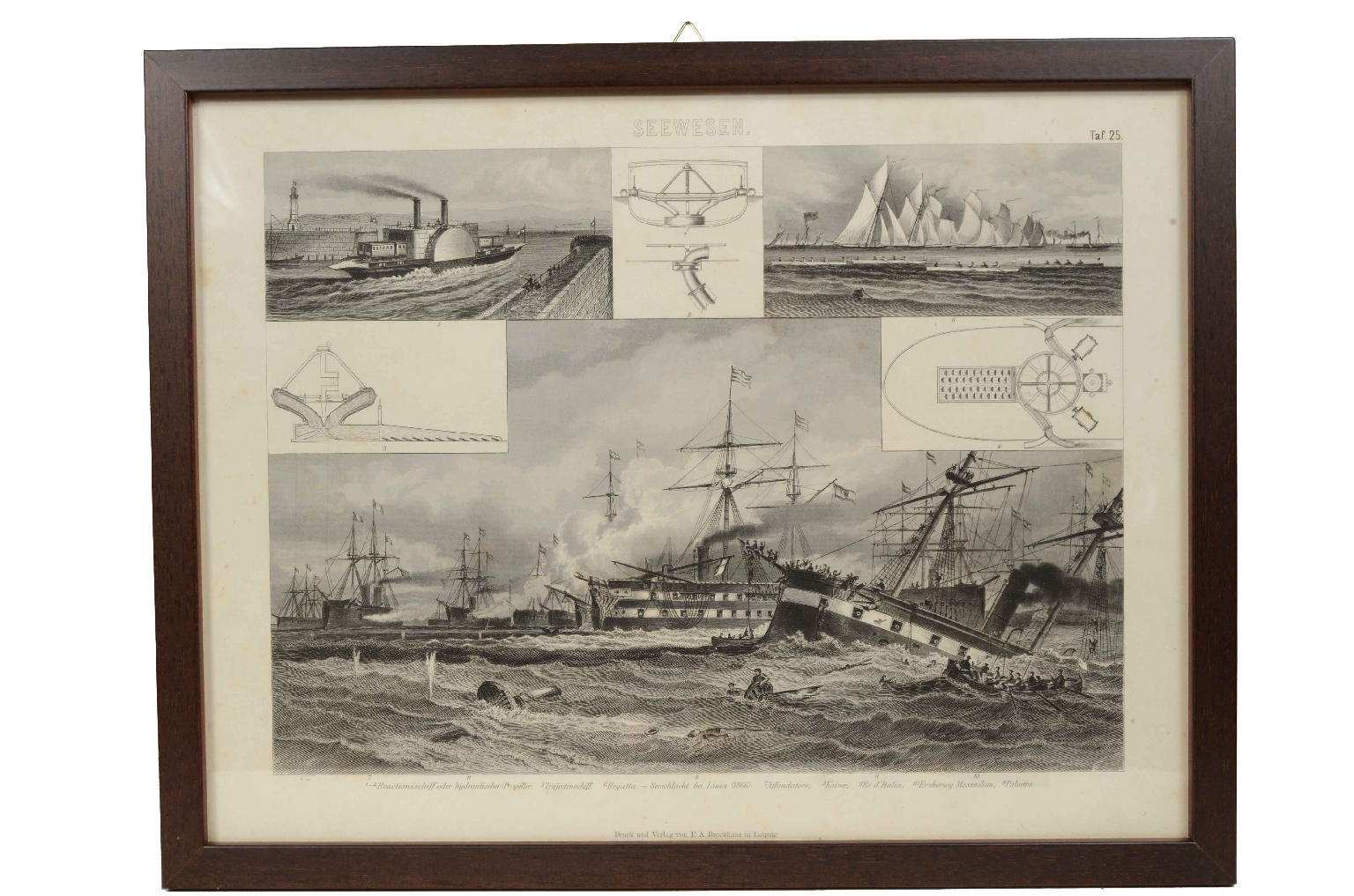 Nautical antiques/7825-Brockhaus Print