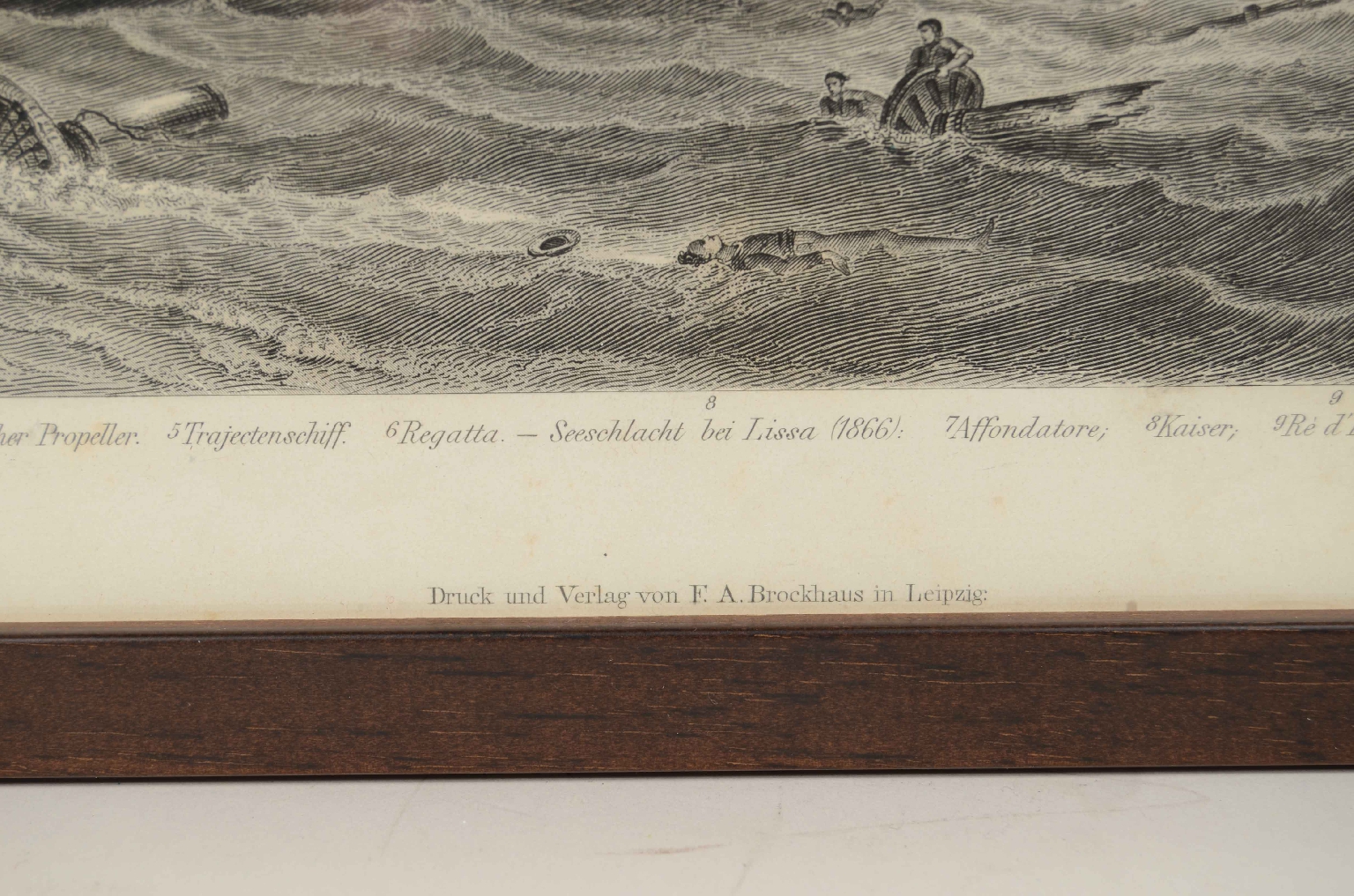 Antiquariato nautico/7825-Stampa Brockhaus