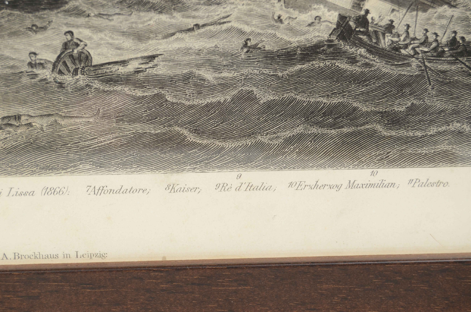 Antiquariato nautico/7825-Stampa Brockhaus