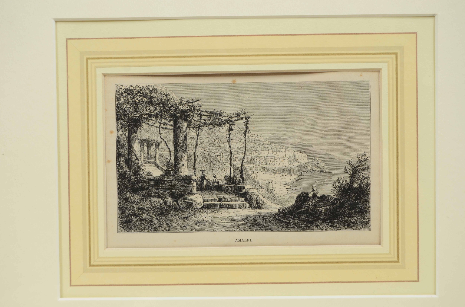 Nautical antiques/7826-Amalfi Lithograph