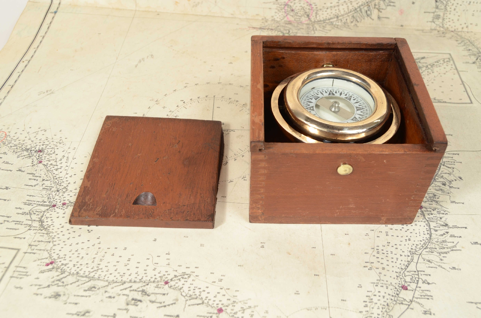 Antique compasses/7860-Nautical Compass