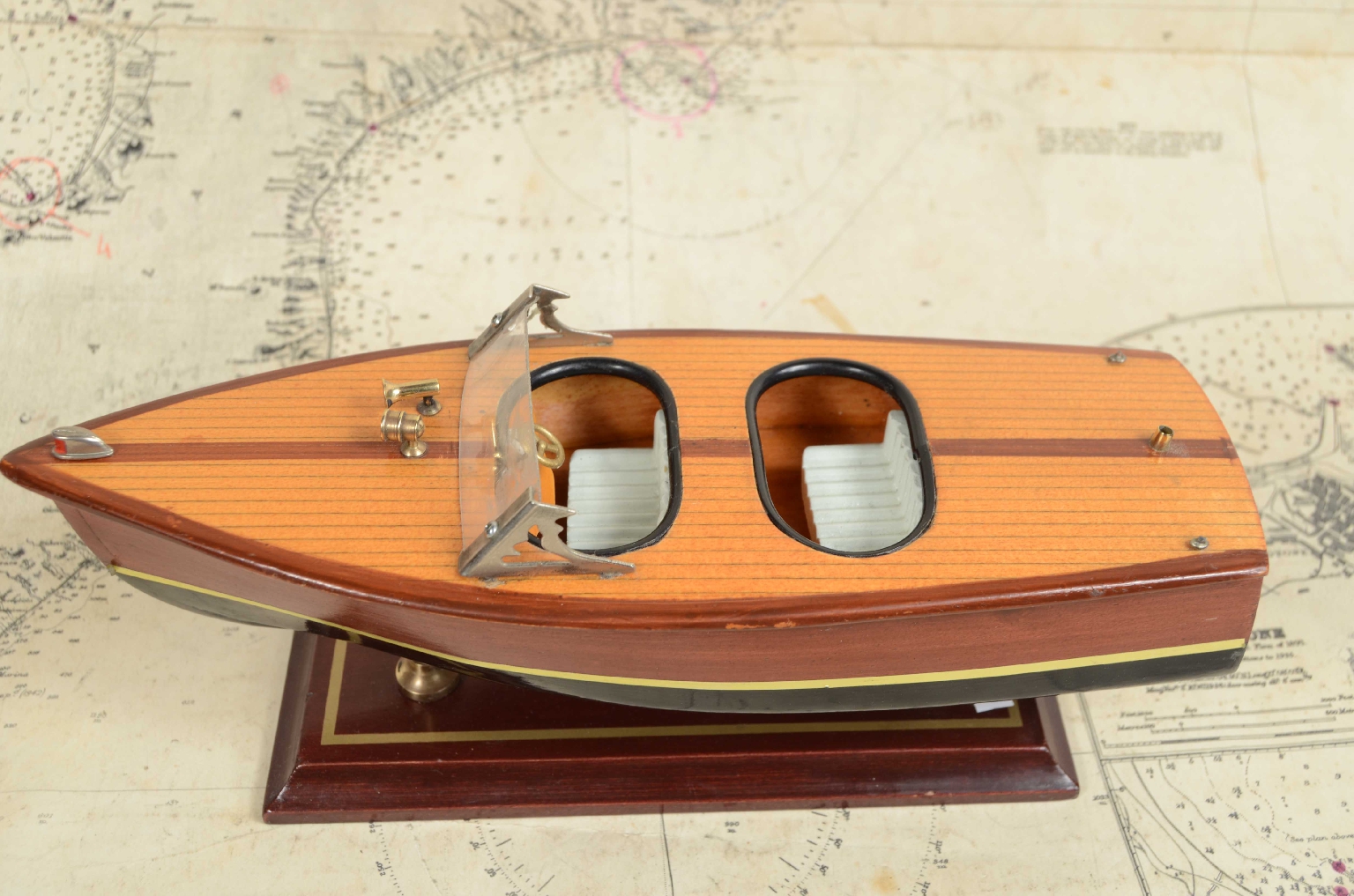 Modelli di navi d'epoca/7866-Modellino di Motoscafo