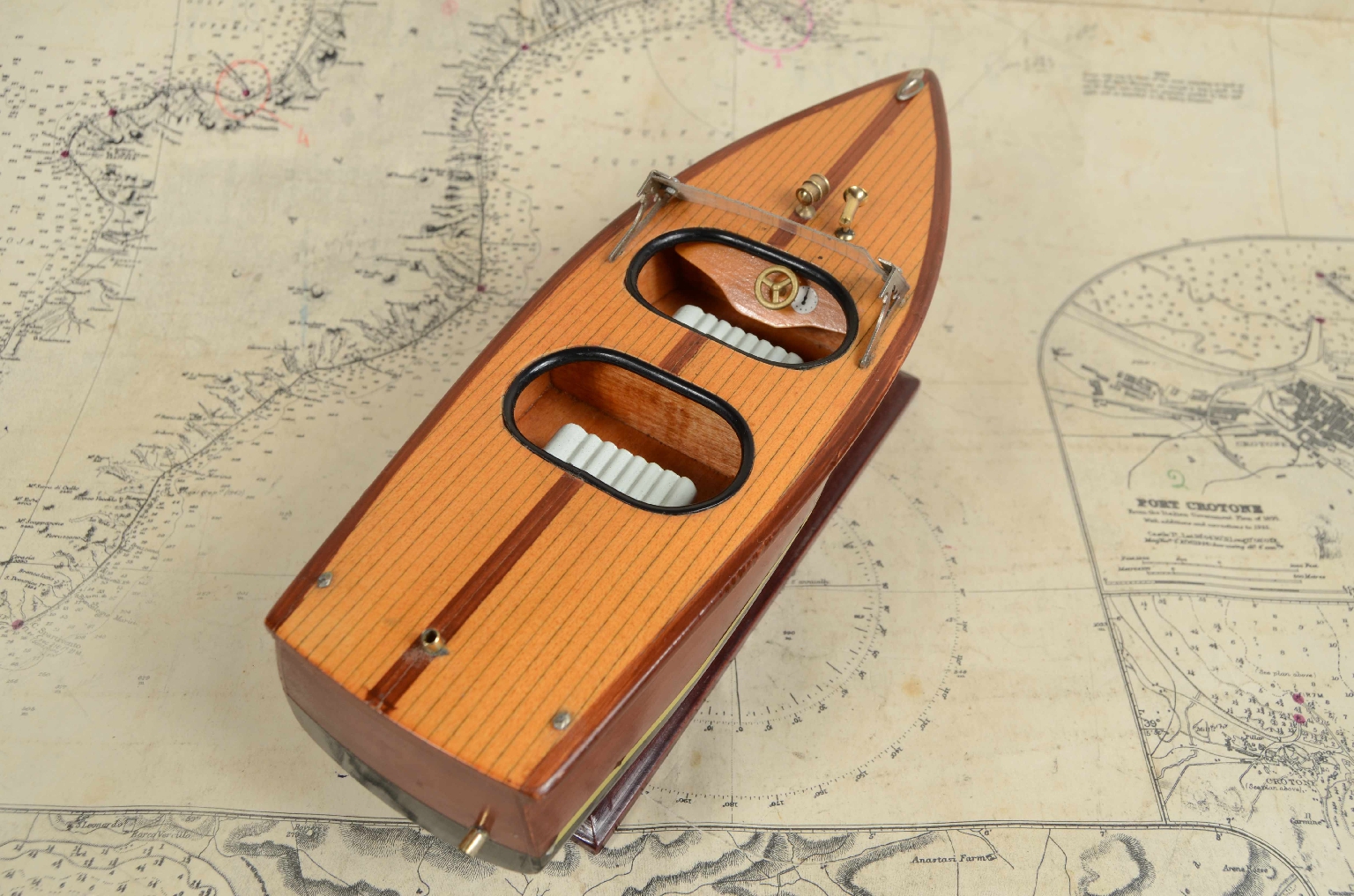 Modelli di navi d'epoca/7866-Modellino di Motoscafo